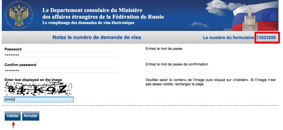 Le remplissage des demandes de visa électronique Russie pour les marocains 2