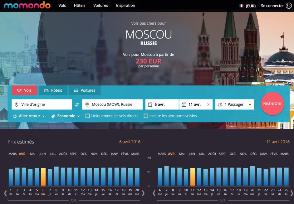 Vol Moscou pas cher - Billet d'avion Moscou, Russie – momondo