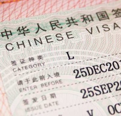 Visa chinois en France